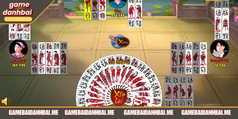 Mỗi ván bài Chắn online thường có 4 người tham gia